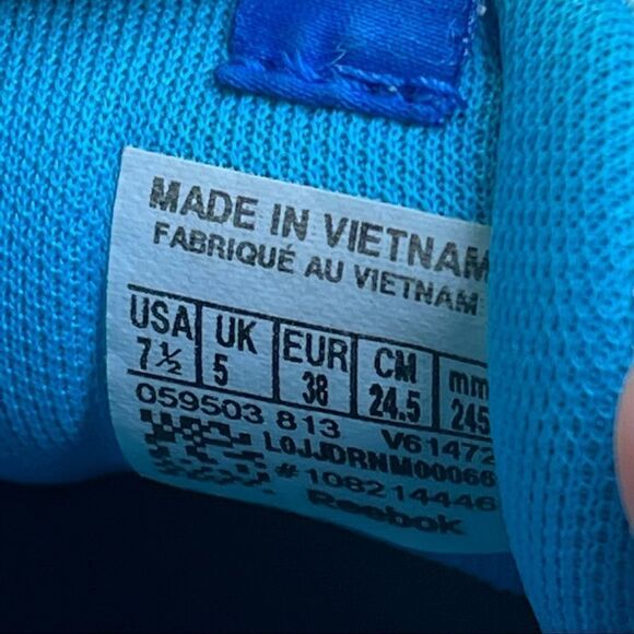 Reebok Smoothflex Flyer Blue Lemon V61472 Women's Size US 7.5 - Picture 8 of 9